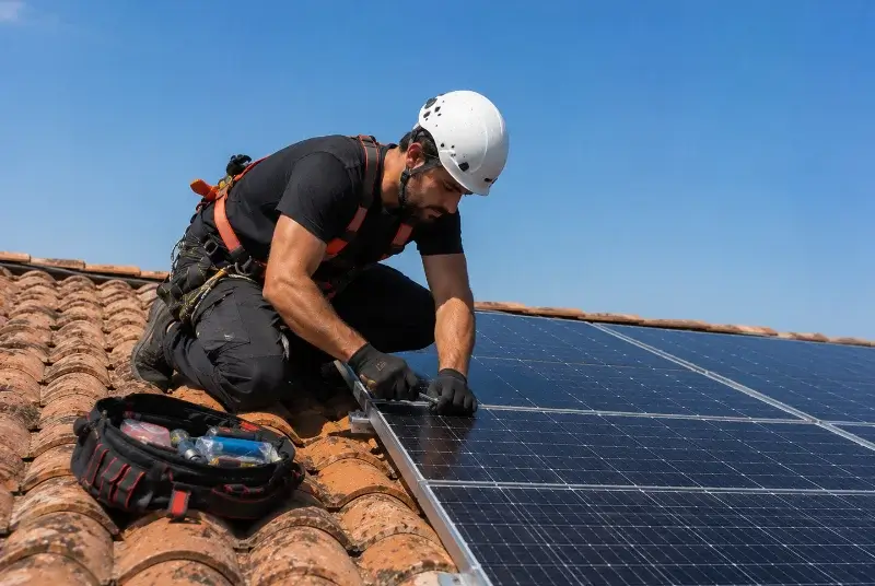 Maintenance et monitoring de panneaux solaires à Chozeau